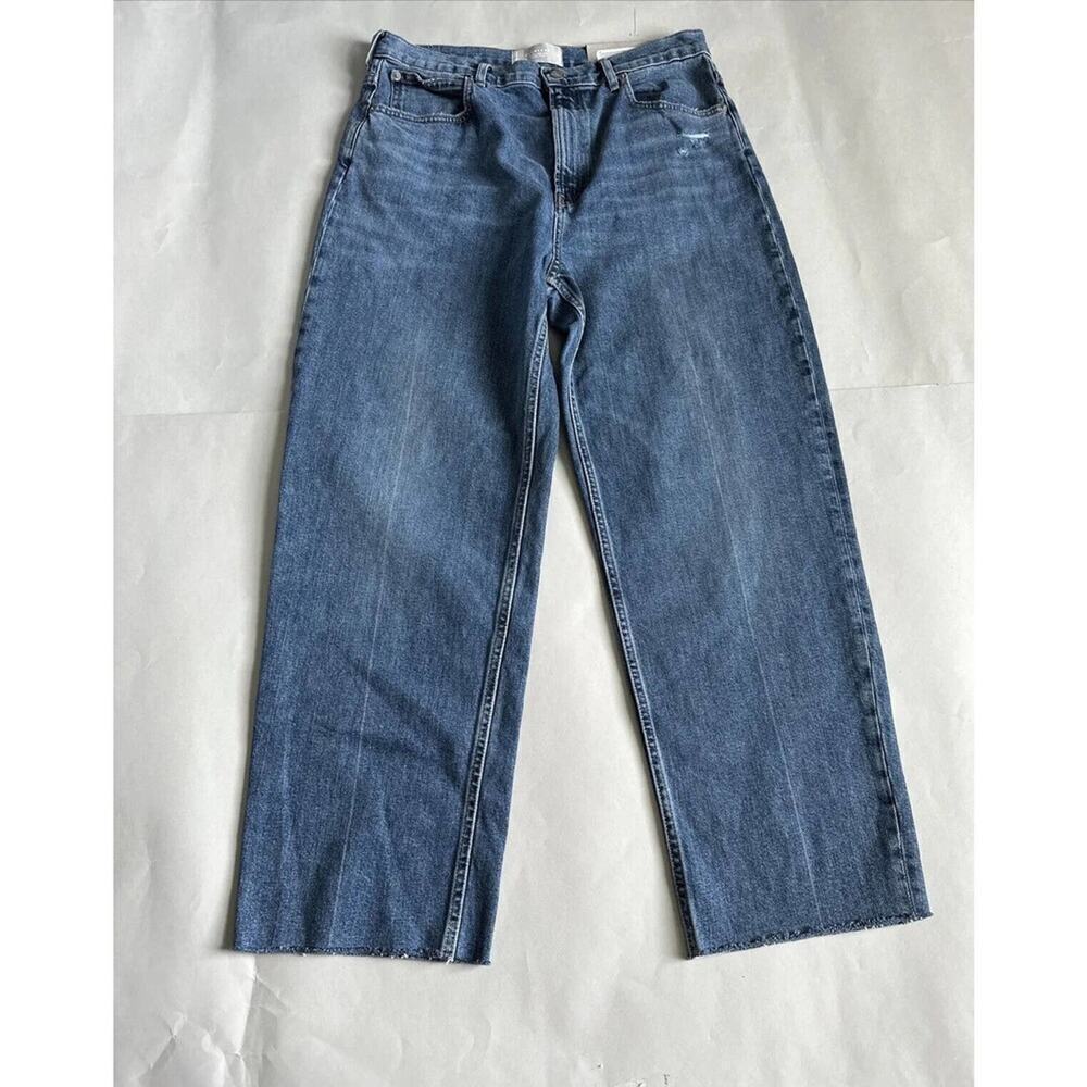 👉 Everlane Jeans Mens Size 31 Blue Denim Organic Cotton Straight Leg Low Stretch